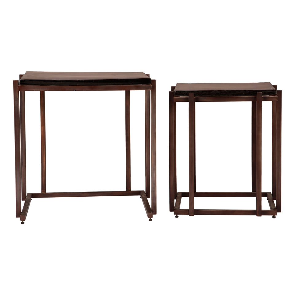Shimai Nesting Tables (2-Piece) Bronze