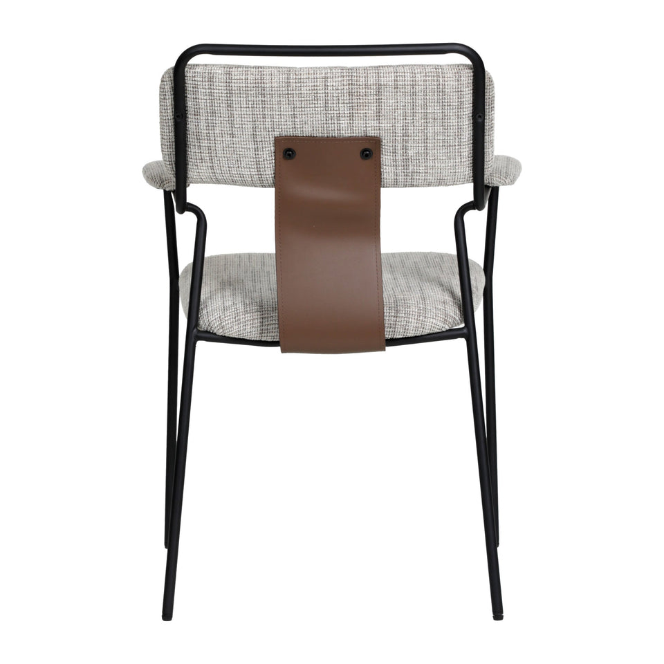 Couva Dining Chair (Set of 2) Gray Tweed