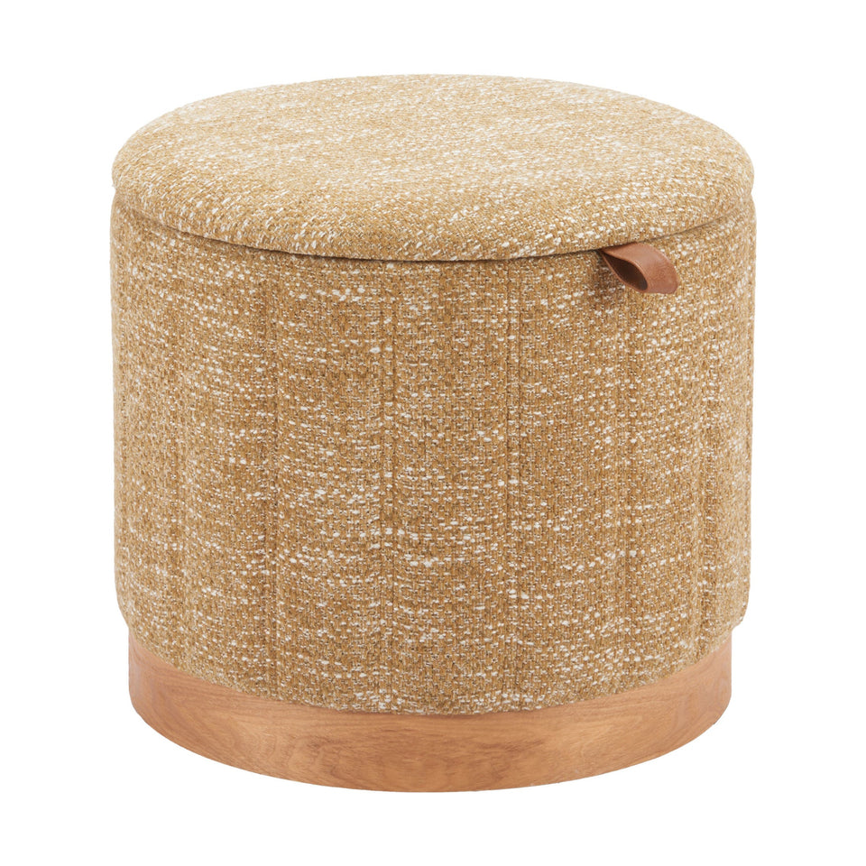 Fije Storage Ottoman Oat Yellow
