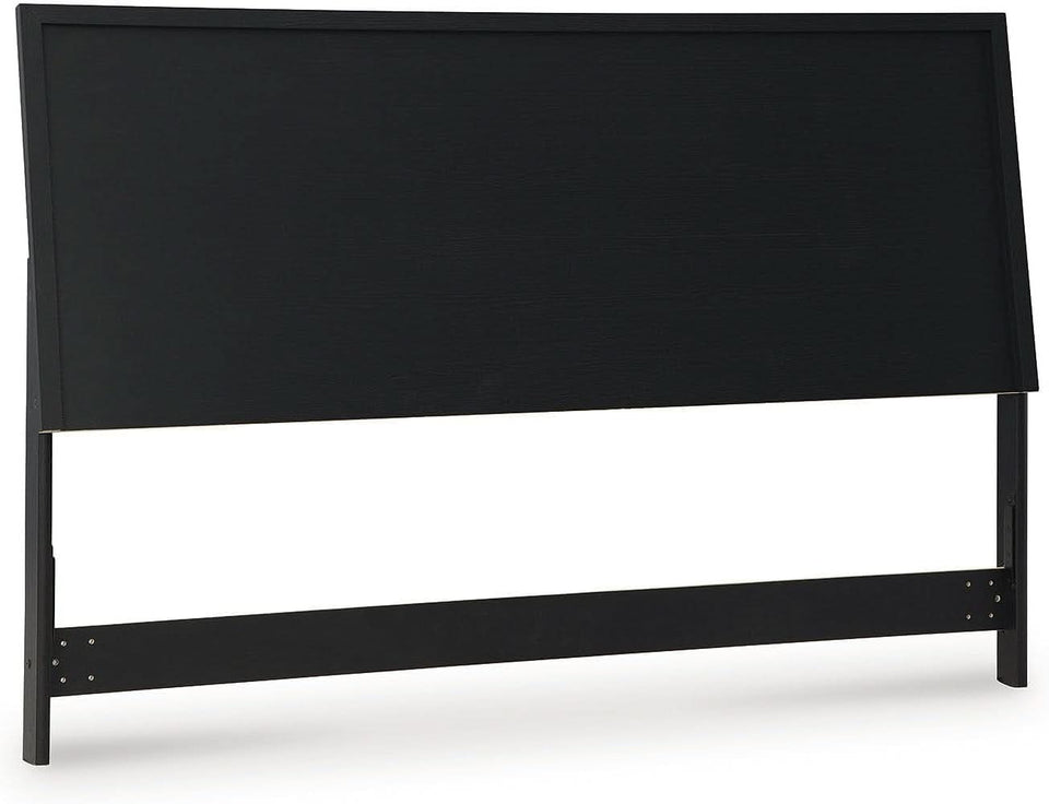 Modern Black Queen Panel Headboard for Stylish Bedrooms