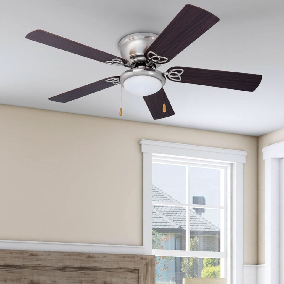 52 Inch Energy Efficient Ceiling Fan LED Lighting Remote