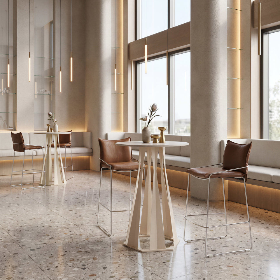 Axis Bar Table White