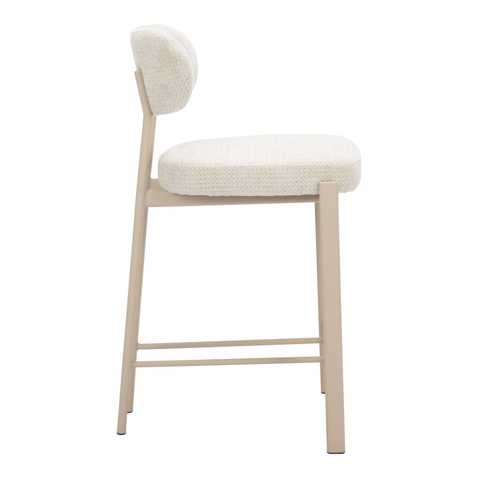 Aurea Counter Stool (Set of 2) Light Gray