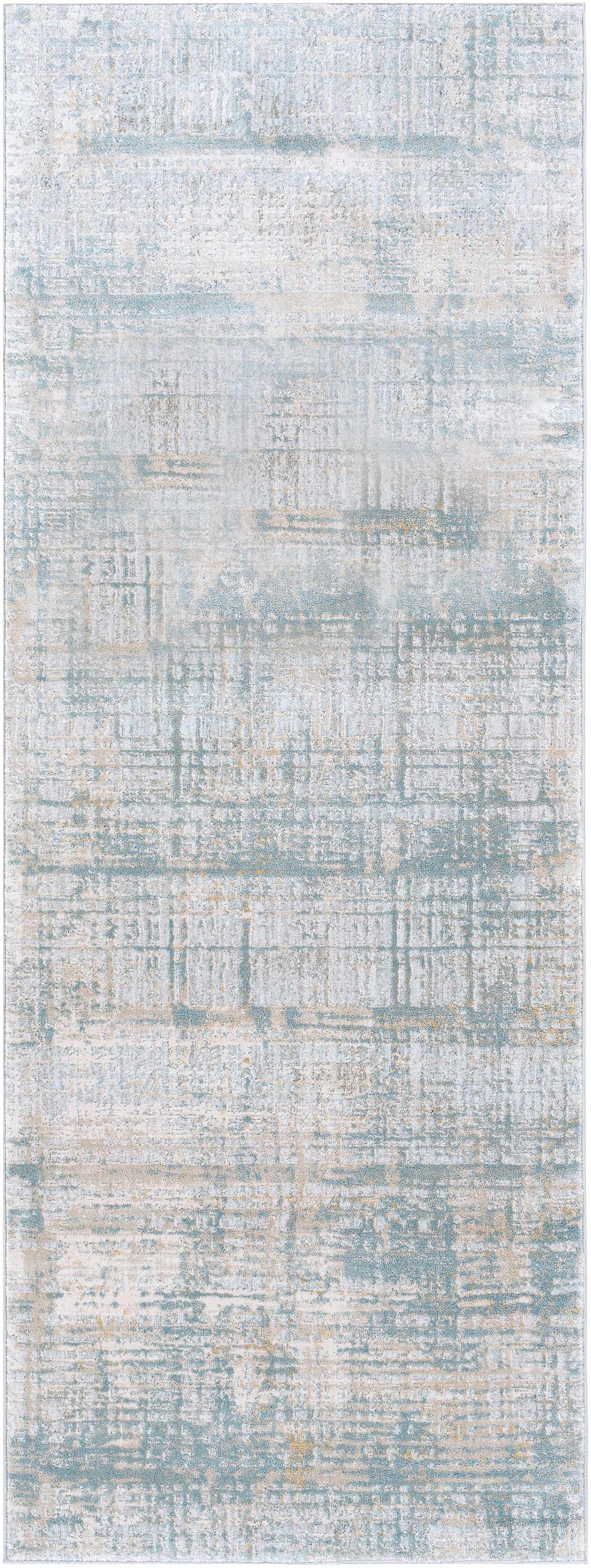 Fallin Gray Thick Luxe Abstract Striped Rug