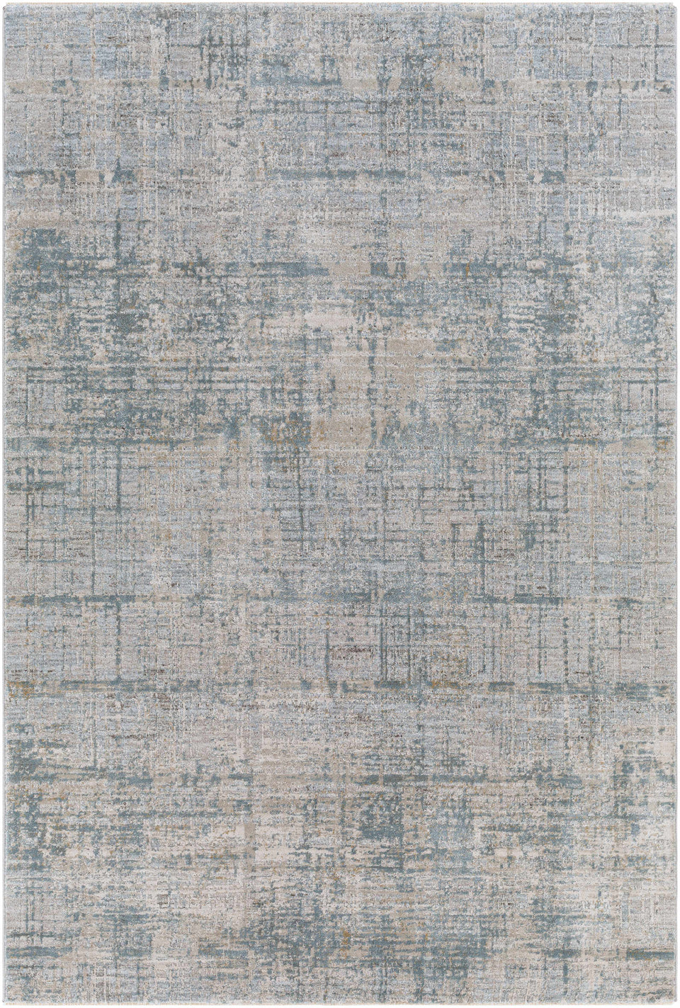 Fallin Gray Thick Luxe Abstract Striped Rug