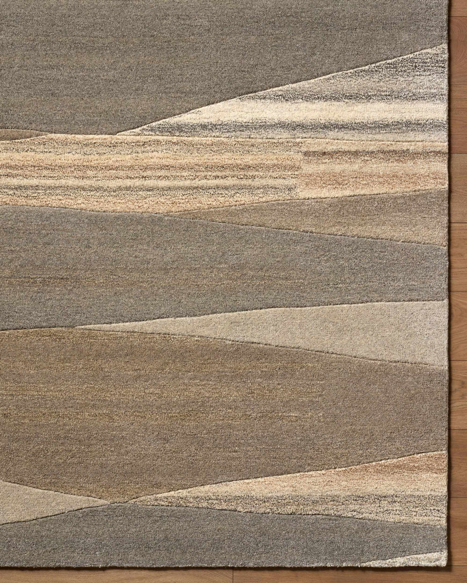 Forum Taupe Modern Wool Rug