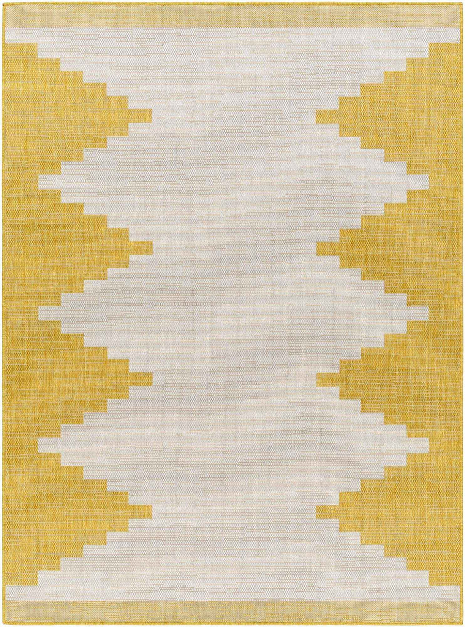 Djugun Yellow Outdoor Rug - Clearance