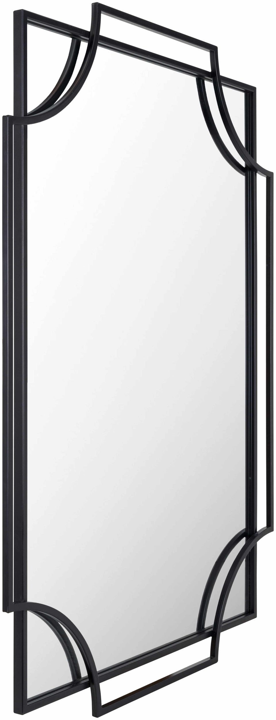 Golasecca Black Frame Mirror - Clearance