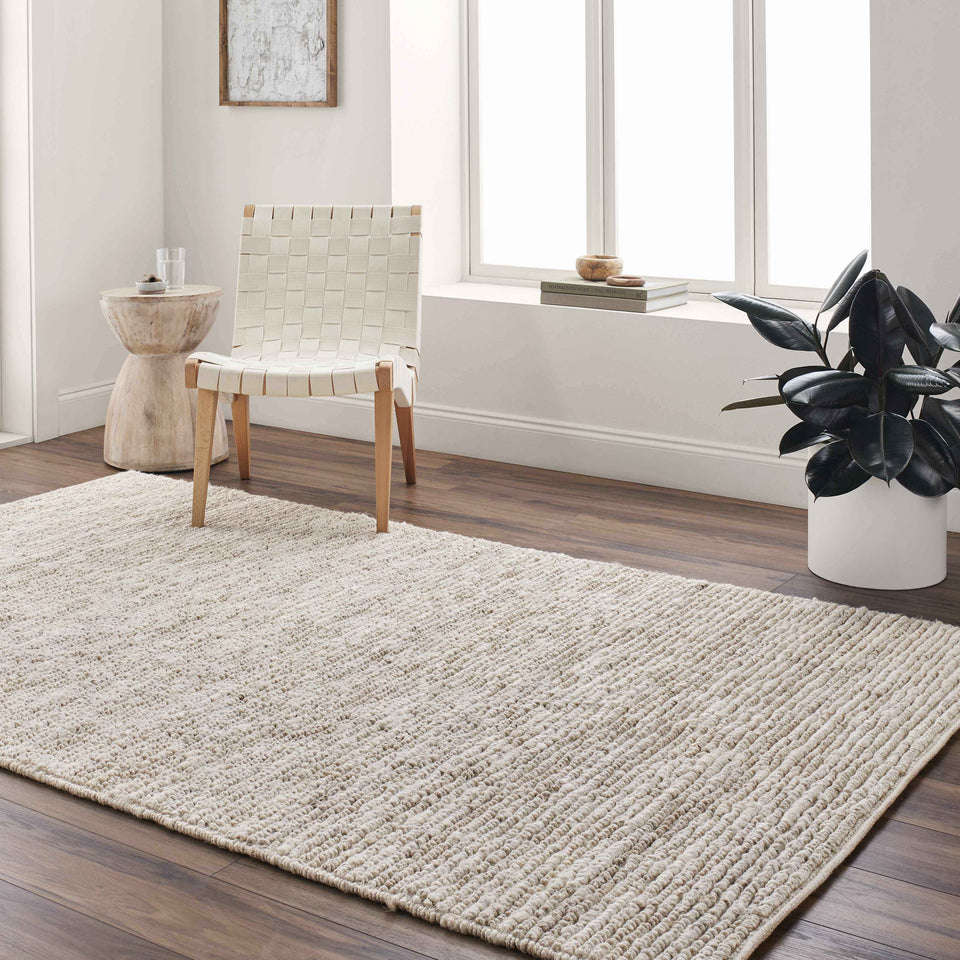 Glover Bleached Braided Jute Carpet