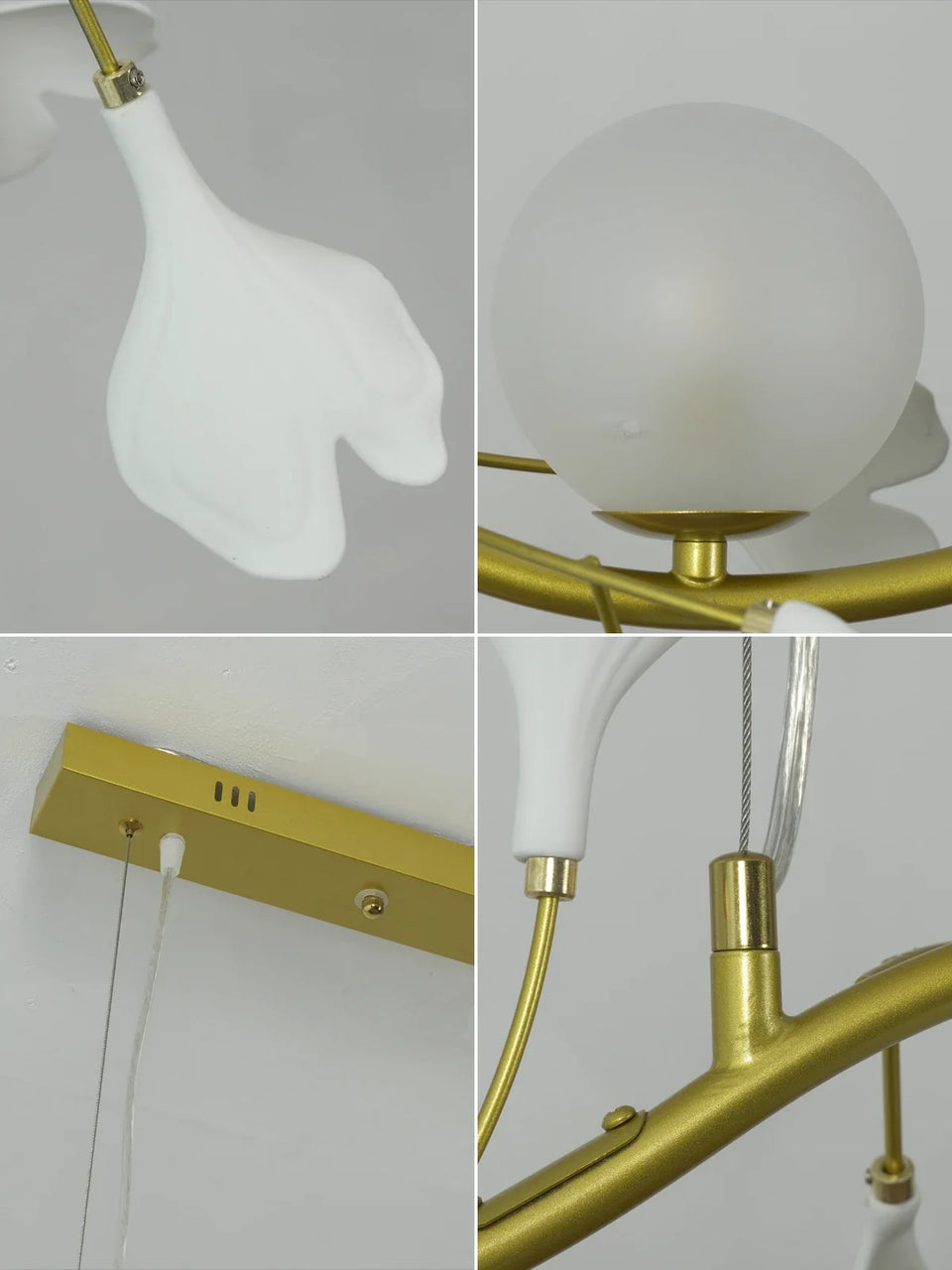 Gingko Glass Chandelier