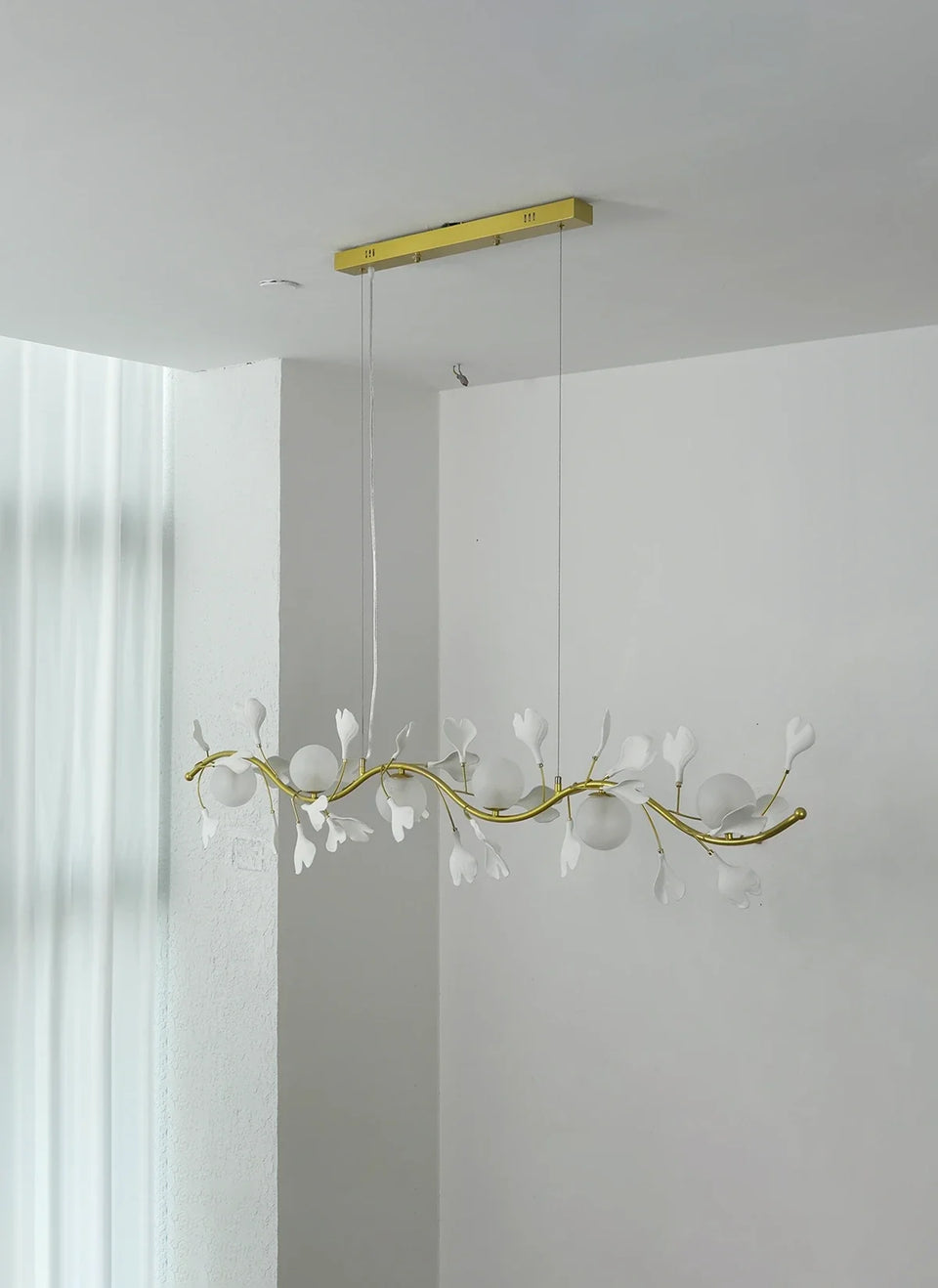 Gingko Glass Chandelier