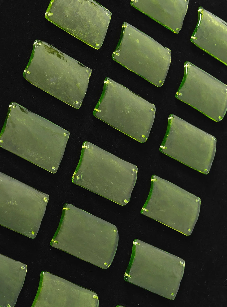 Green + Gold glass ceiling light - additional view 17