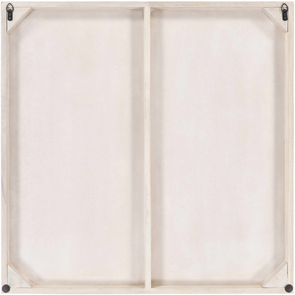 Garnet White Mosaic Starburst Wall Art - Clearance