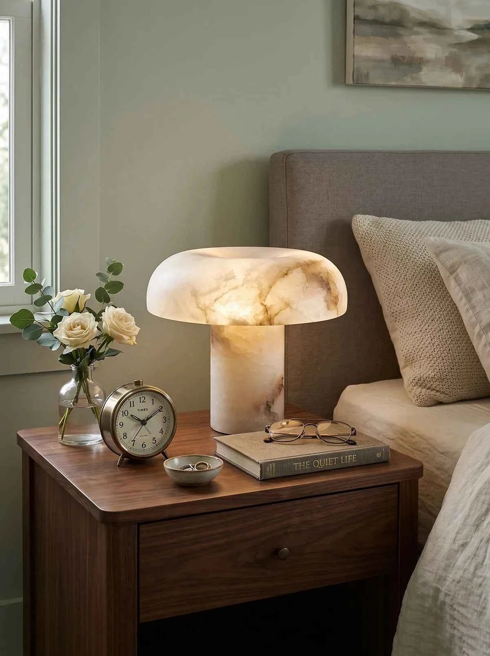 Modern Alabaster Habros Table Lamp