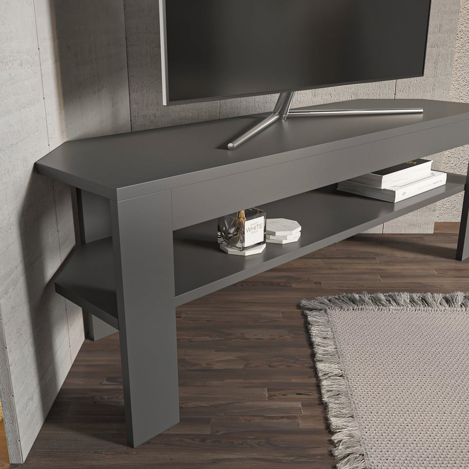 Rita 47" Modern Space-Saving Corner TV Stand
