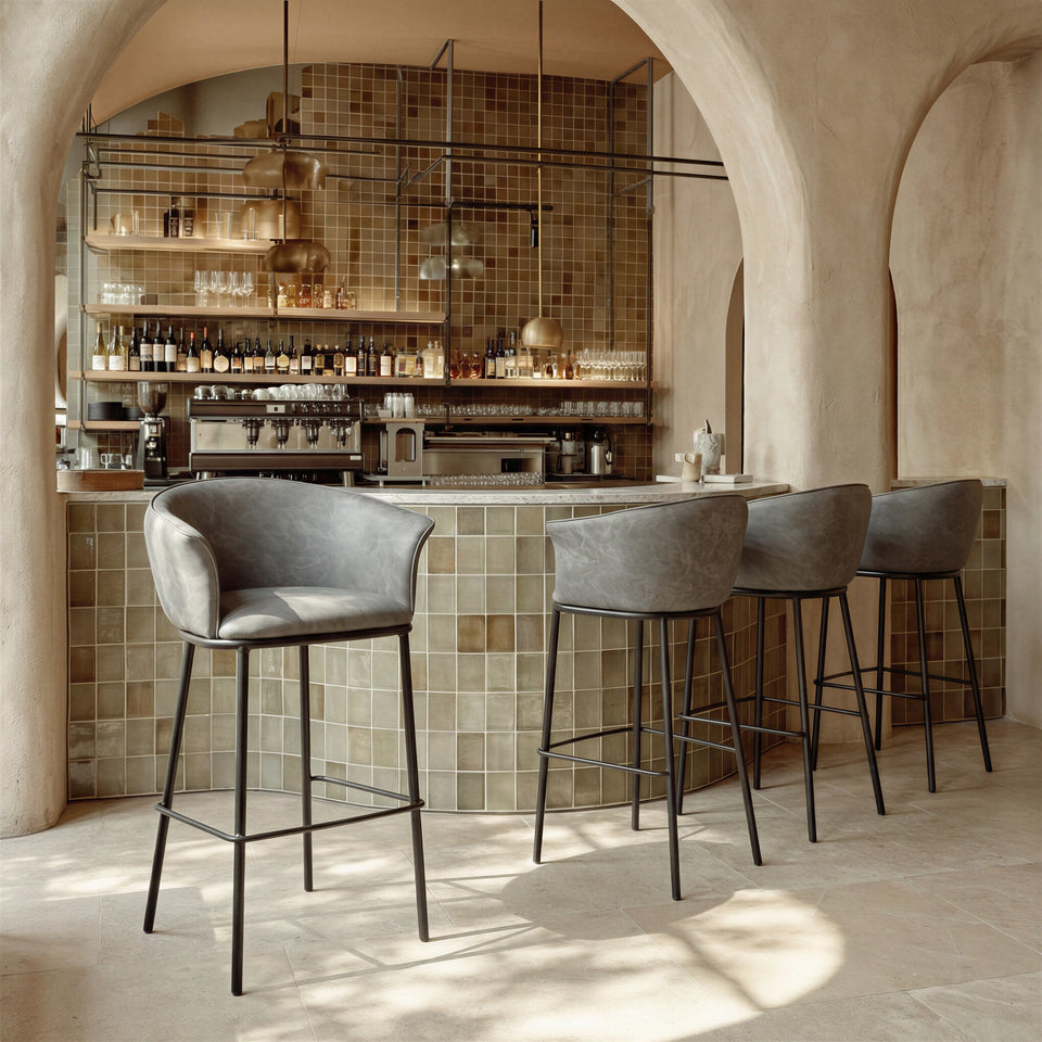 Garston Barstool Gray