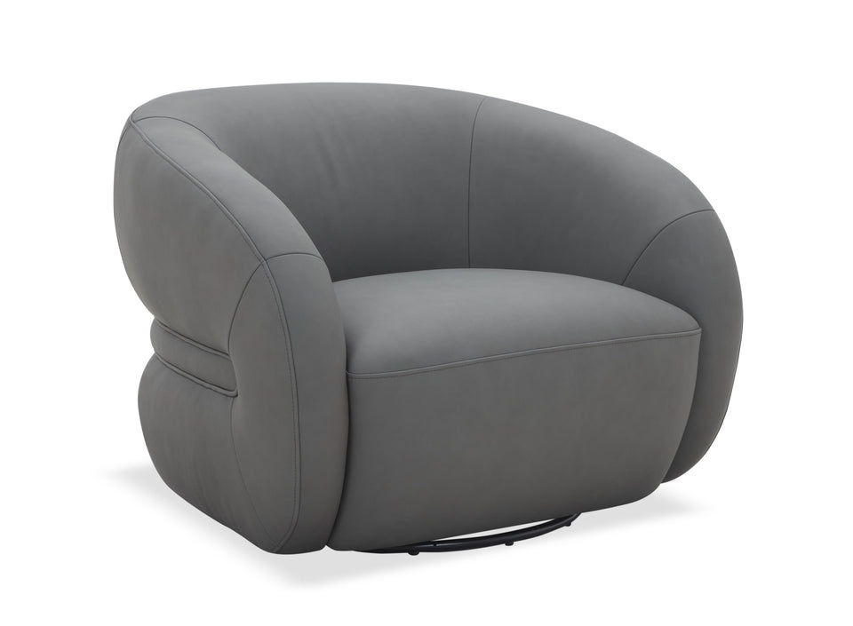Orbit Swivel Chair in Charcoal