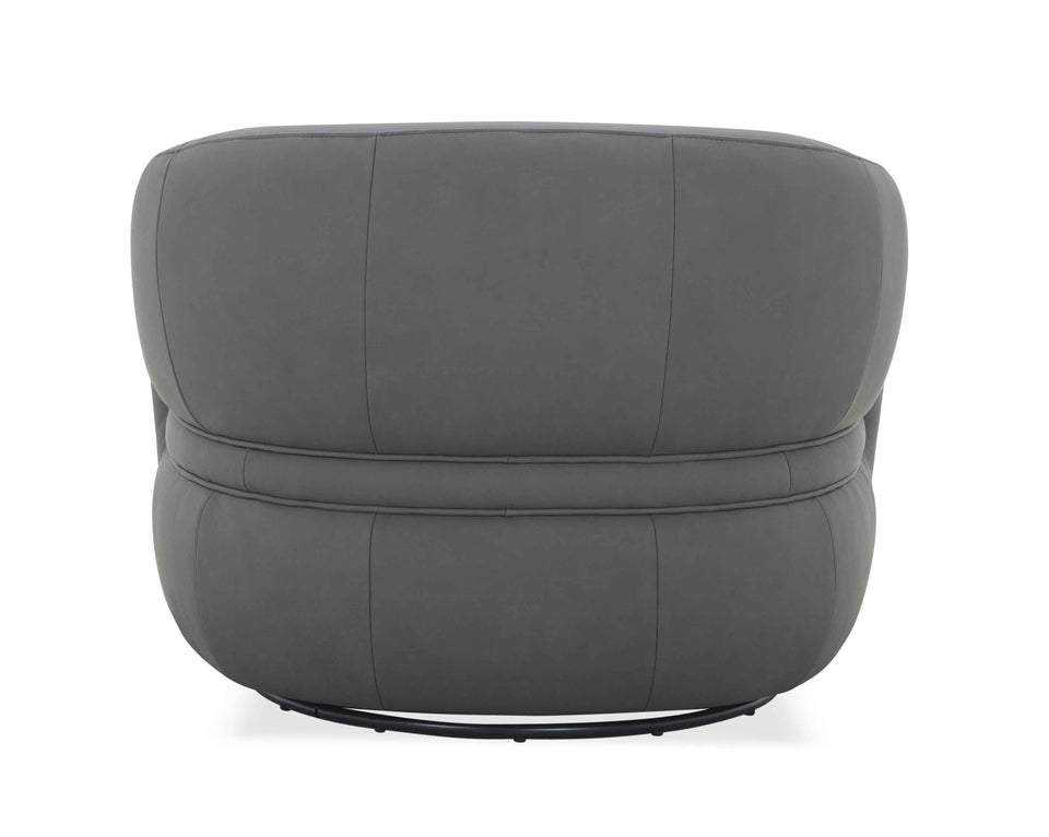 Orbit Swivel Chair in Charcoal