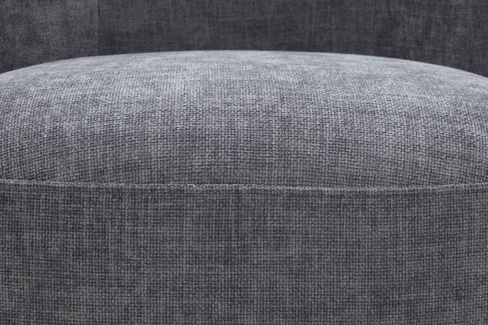 Zola Swivel Chair in Charcoal