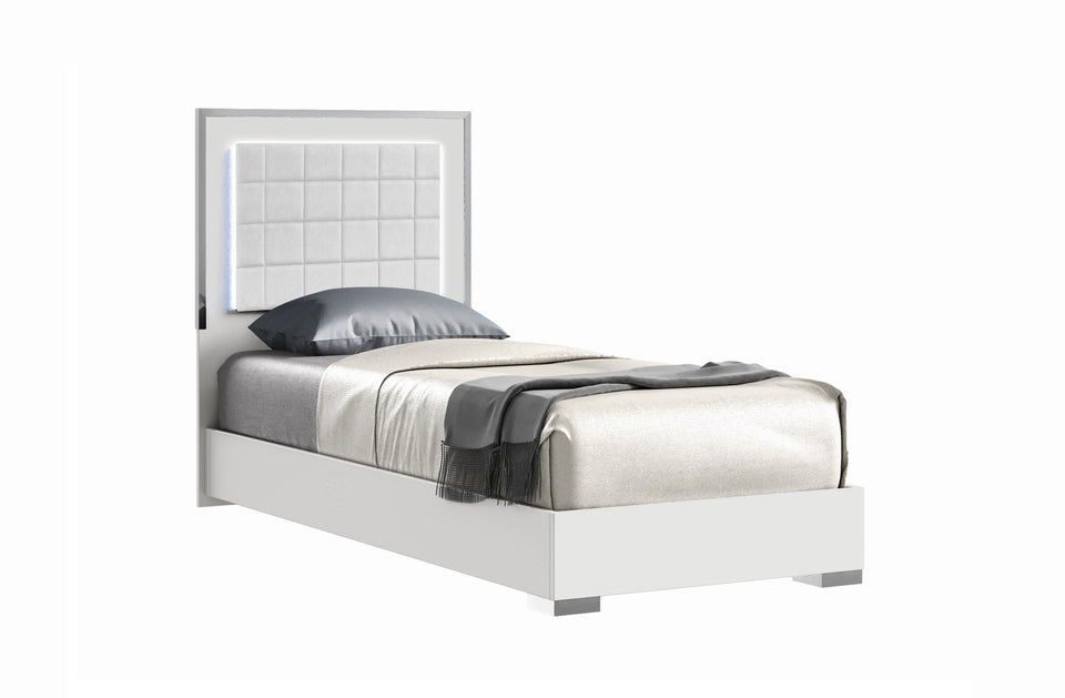 Alice Bedroom Collection in White High Gloss