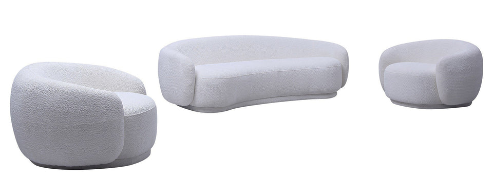 Lounge Sofa & Chair in Off White