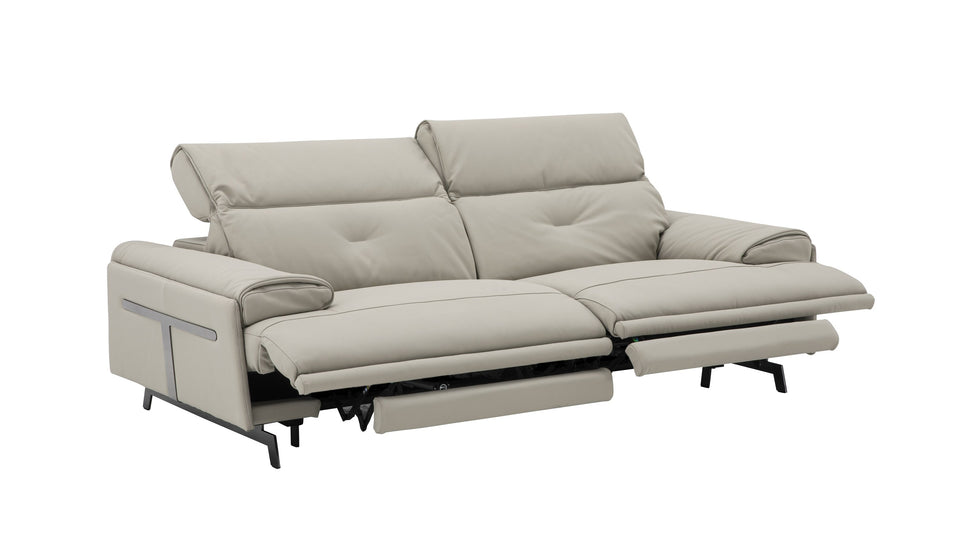 Dolce Vita Reclining Sofa Set in Milk Tea
