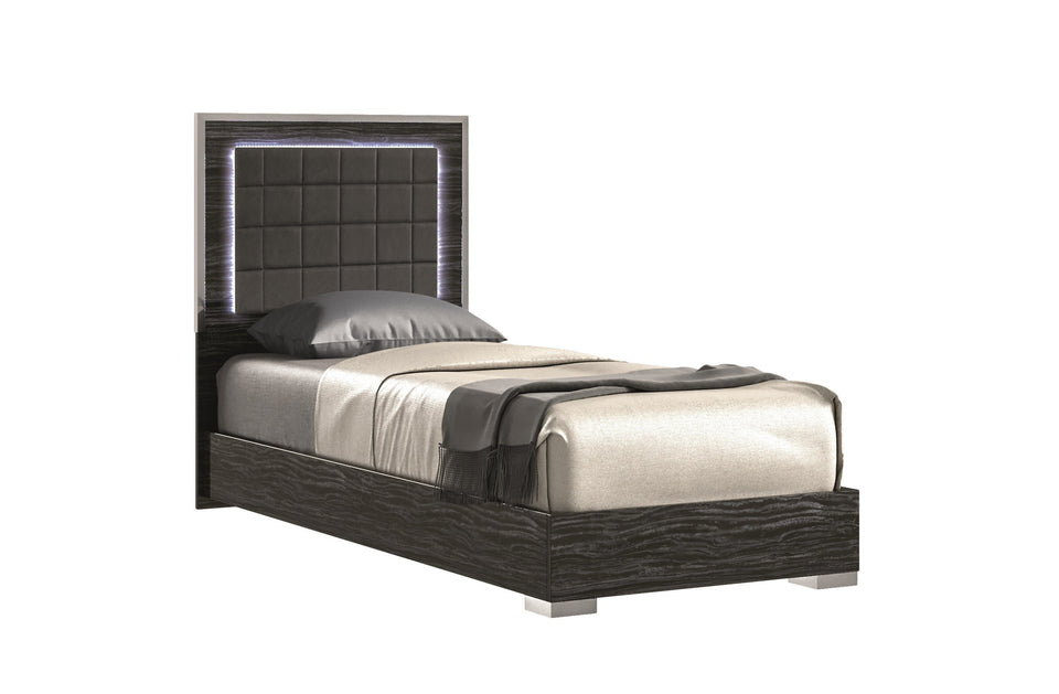 Alice Bedroom Collection in Gloss Grey