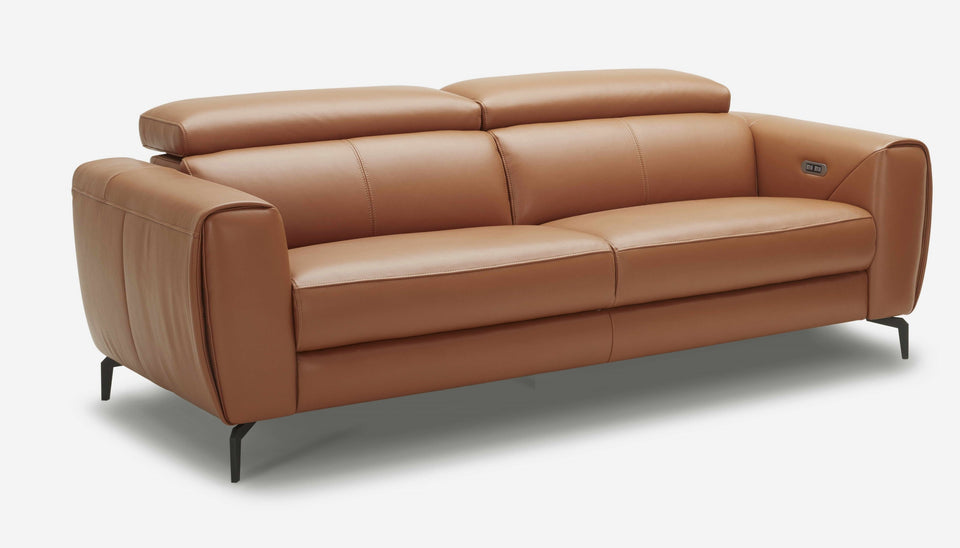 Lorenzo Motion Love Seat Only in Caramel (manual headrest only)