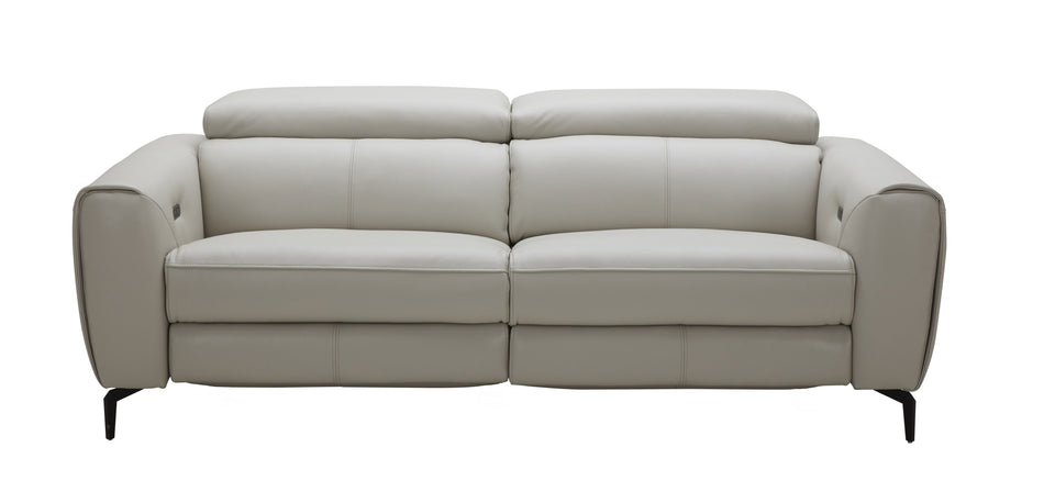 Lorenzo Motion Loveseat only in Light Grey (manual headrest only)