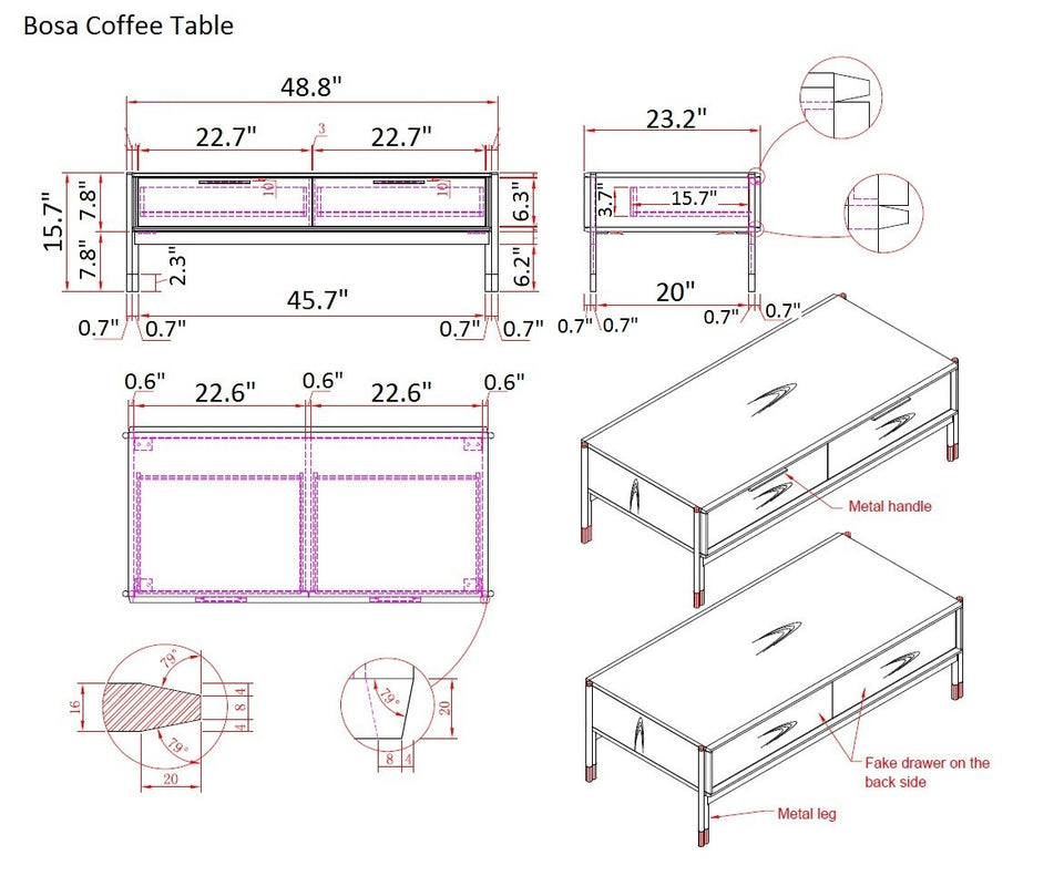 Bosa End Table
