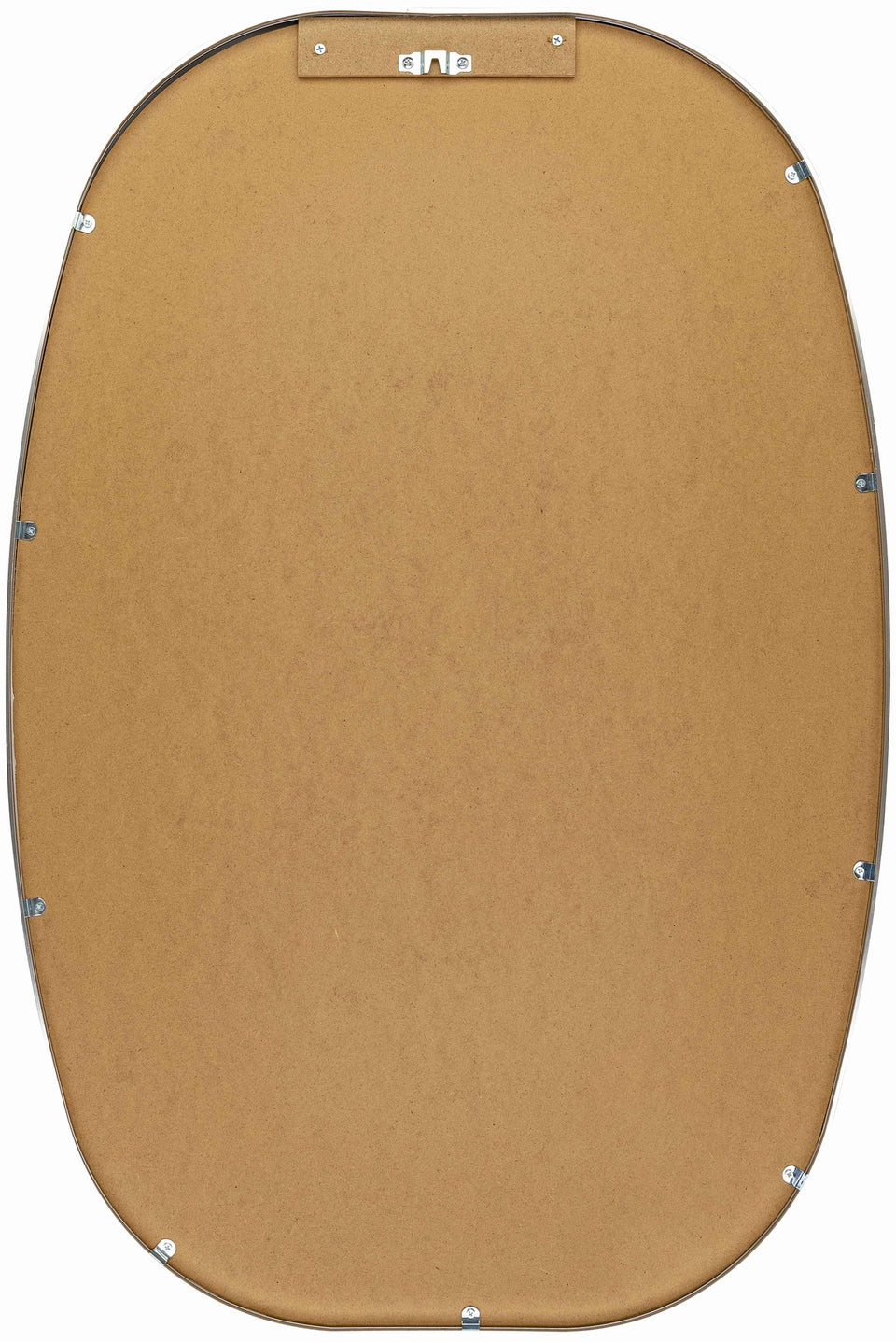 Kopparberg Metallic Silver Gold Frame Round Mirror