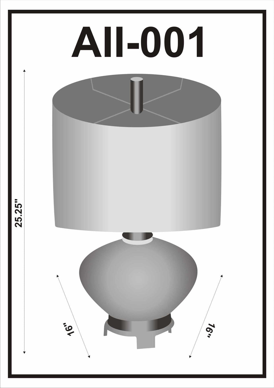 Lintangan Table Lamp - Clearance
