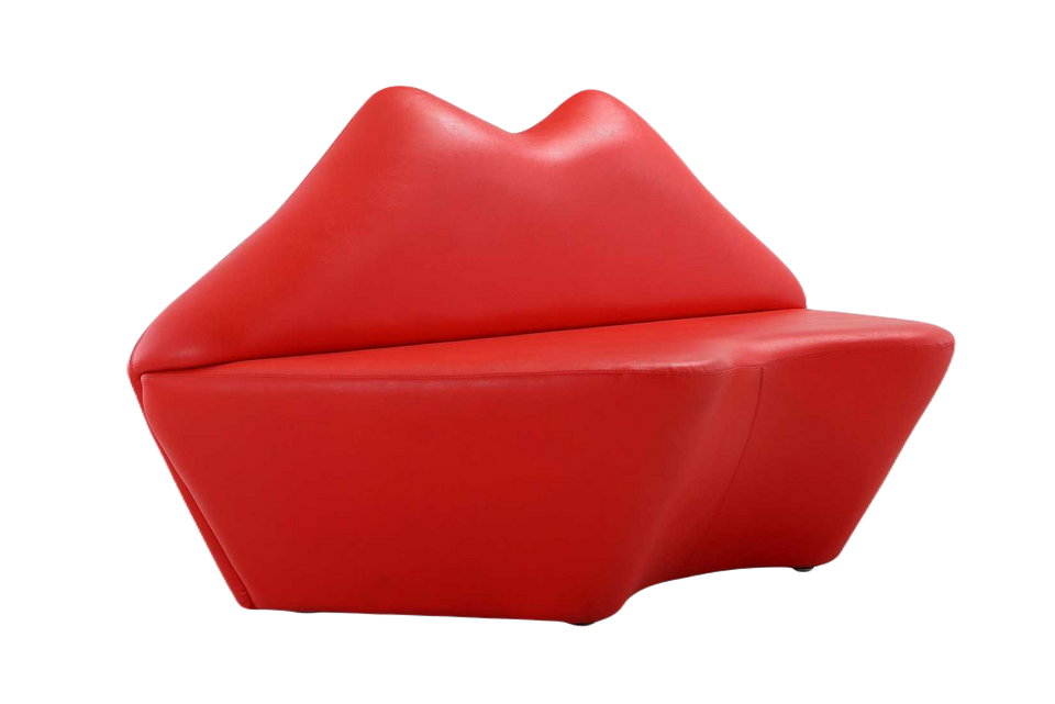 Kiss Vegan Leather Loveseat