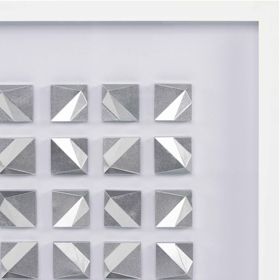 Mountainaire Silver Facet Wall Art - Clearance