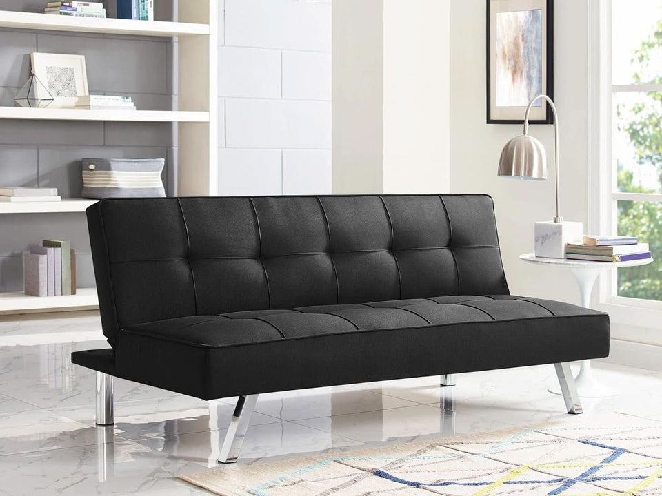 Modern Convertible Sofa Bed with Easy Care Upholstery