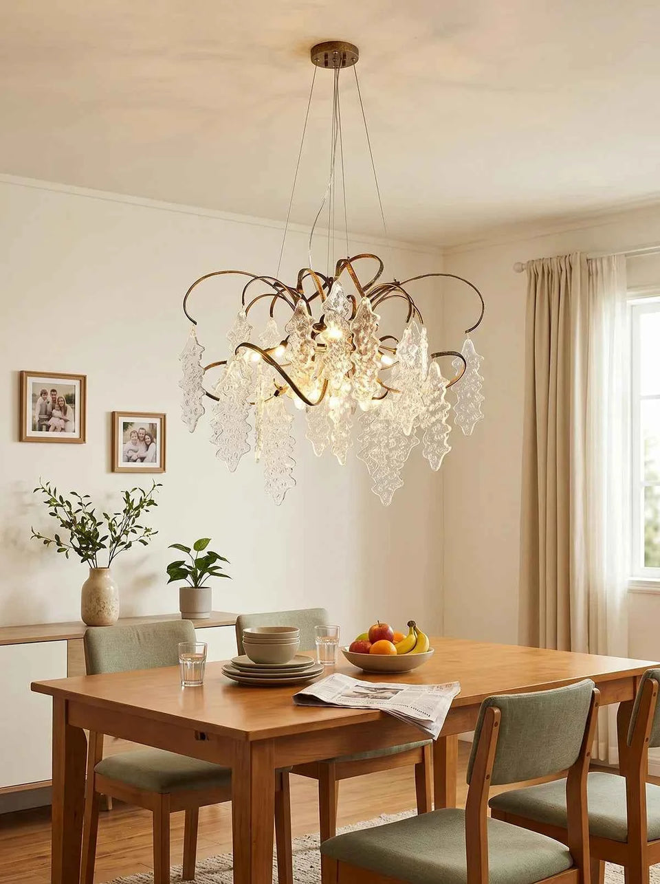 Luxury Niagara Round Glass Chandelier