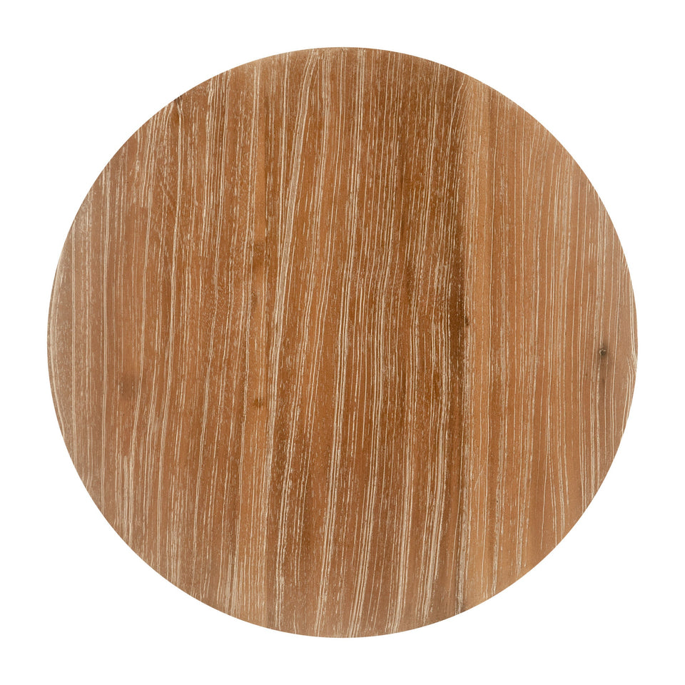 Biban Side Table Natural & Gray