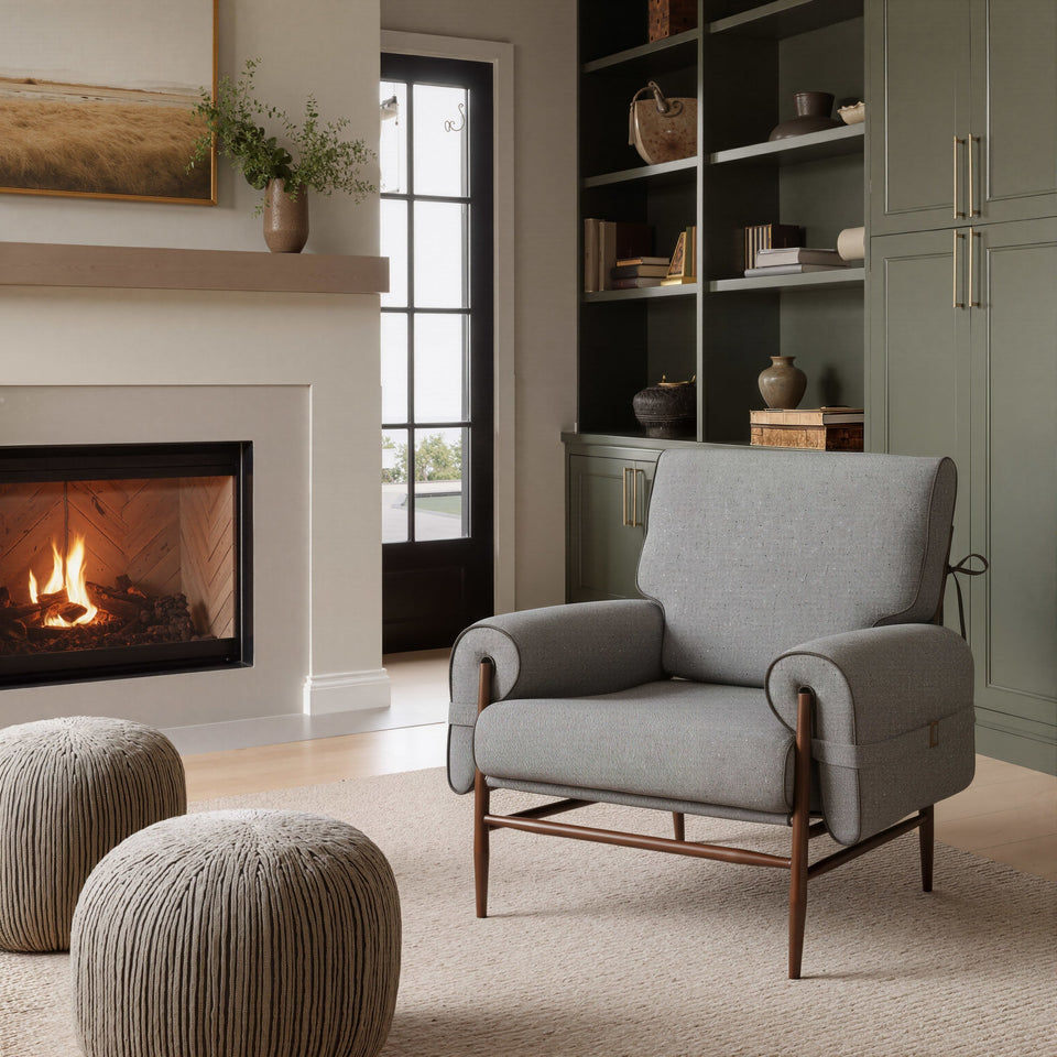 Klem Accent Chair Gray