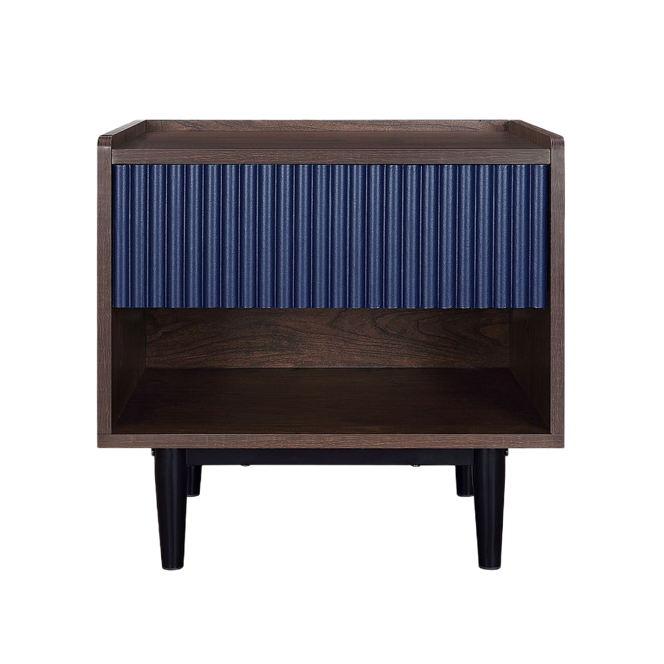 Duane 20" Fluted Nightstand (1-Drawer)