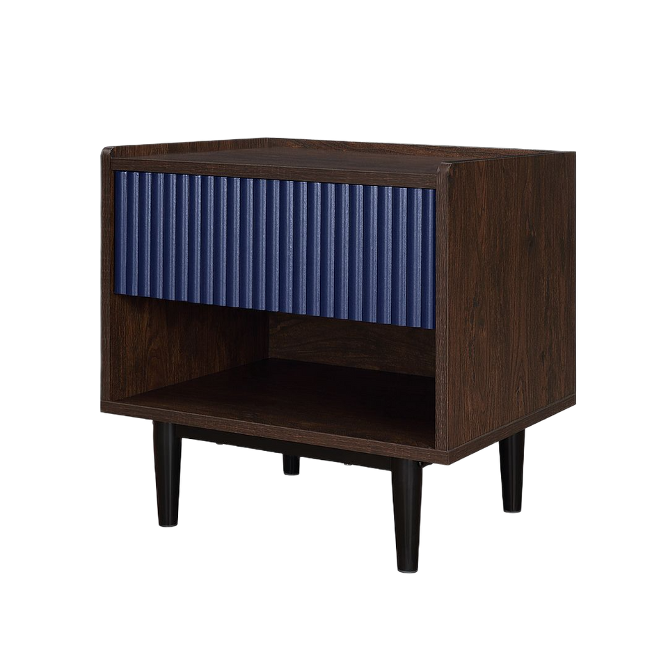 Duane 20" Fluted Nightstand (1-Drawer)