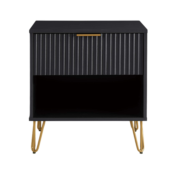 Dumbo 20" Fluted Nightstand (1-Drawer)