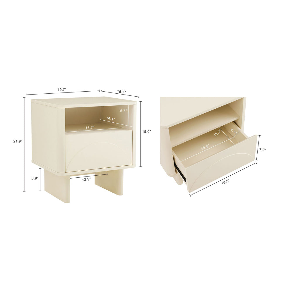 Ella 20" Nightstand (1-Drawer)