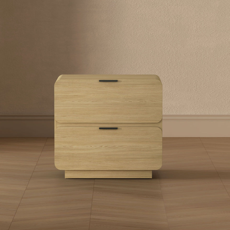Chrystie 26" Nightstand (2-Drawer) in Natural