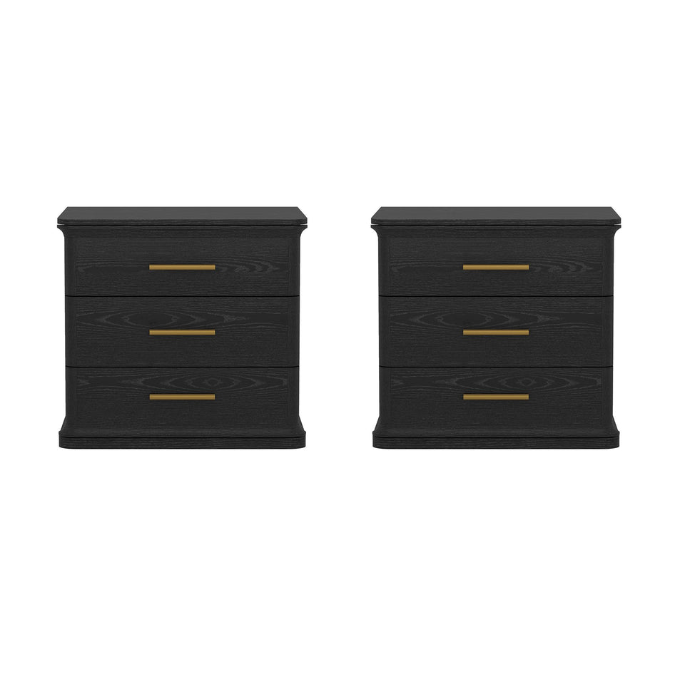 Clifford Nightstand (3-Drawer)