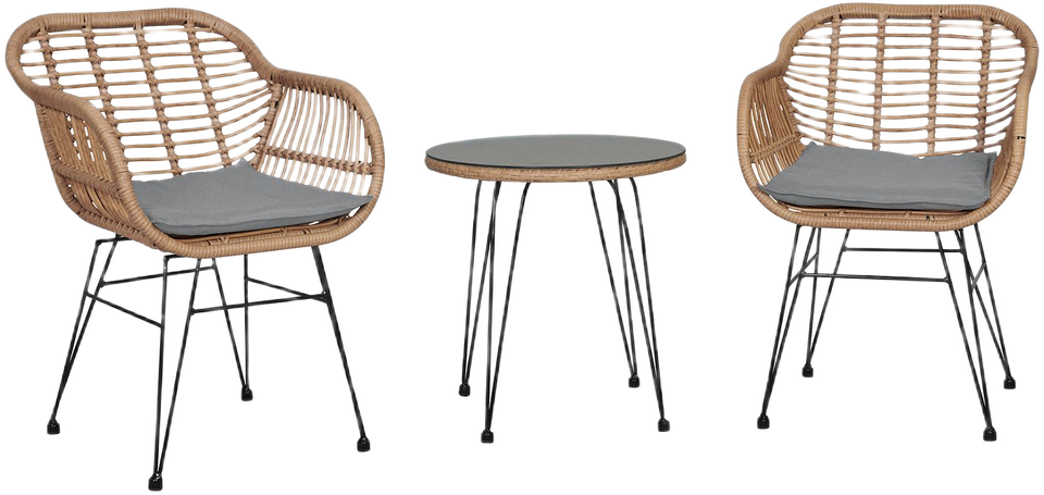 Antibes 3-Piece Conversation Set