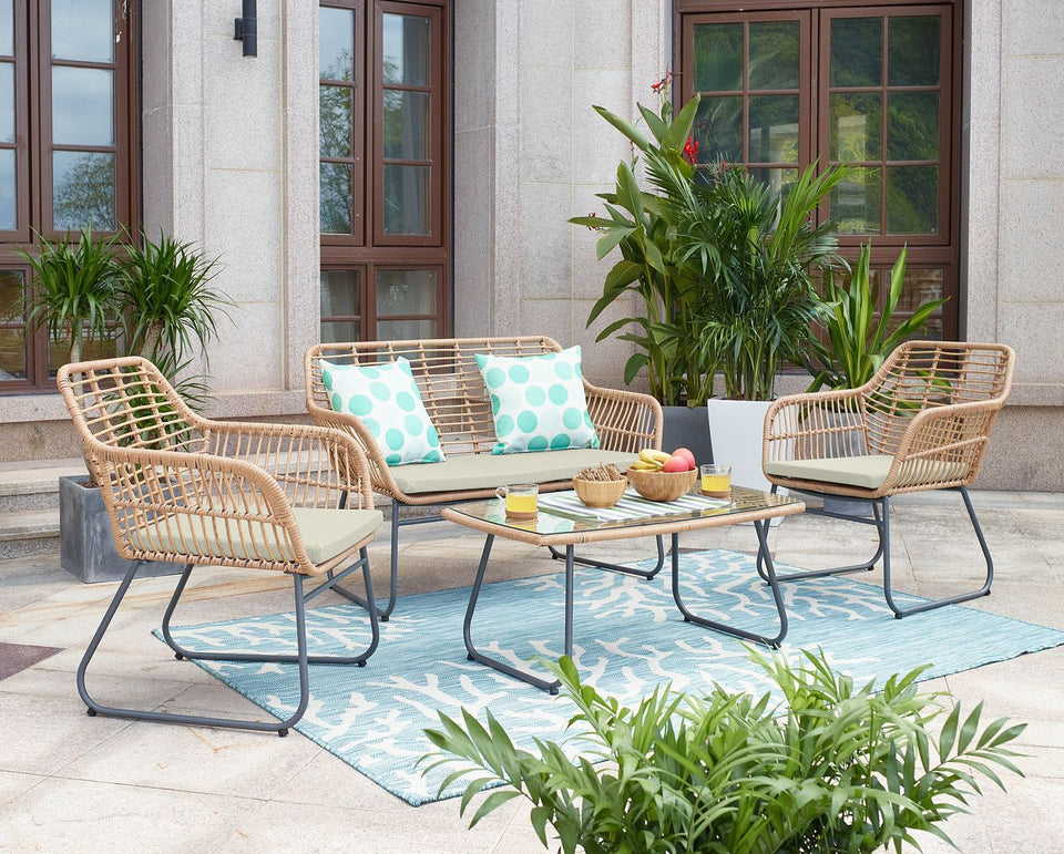 Antibes 4-Piece Conversation Set in CR