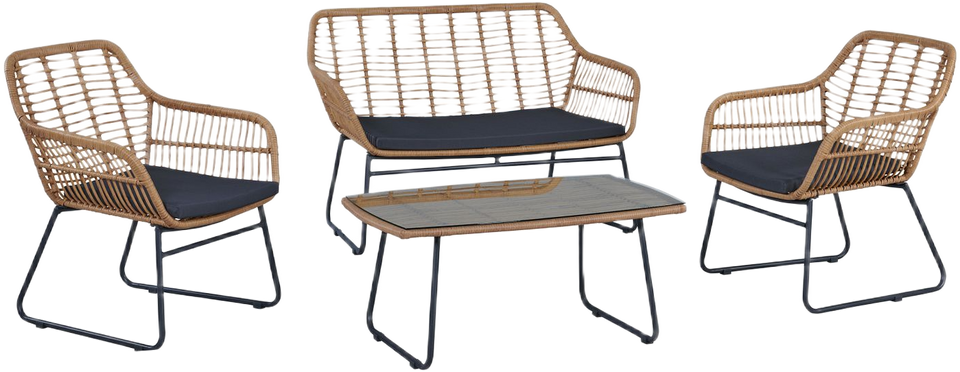 Antibes 4-Piece Conversation Set
