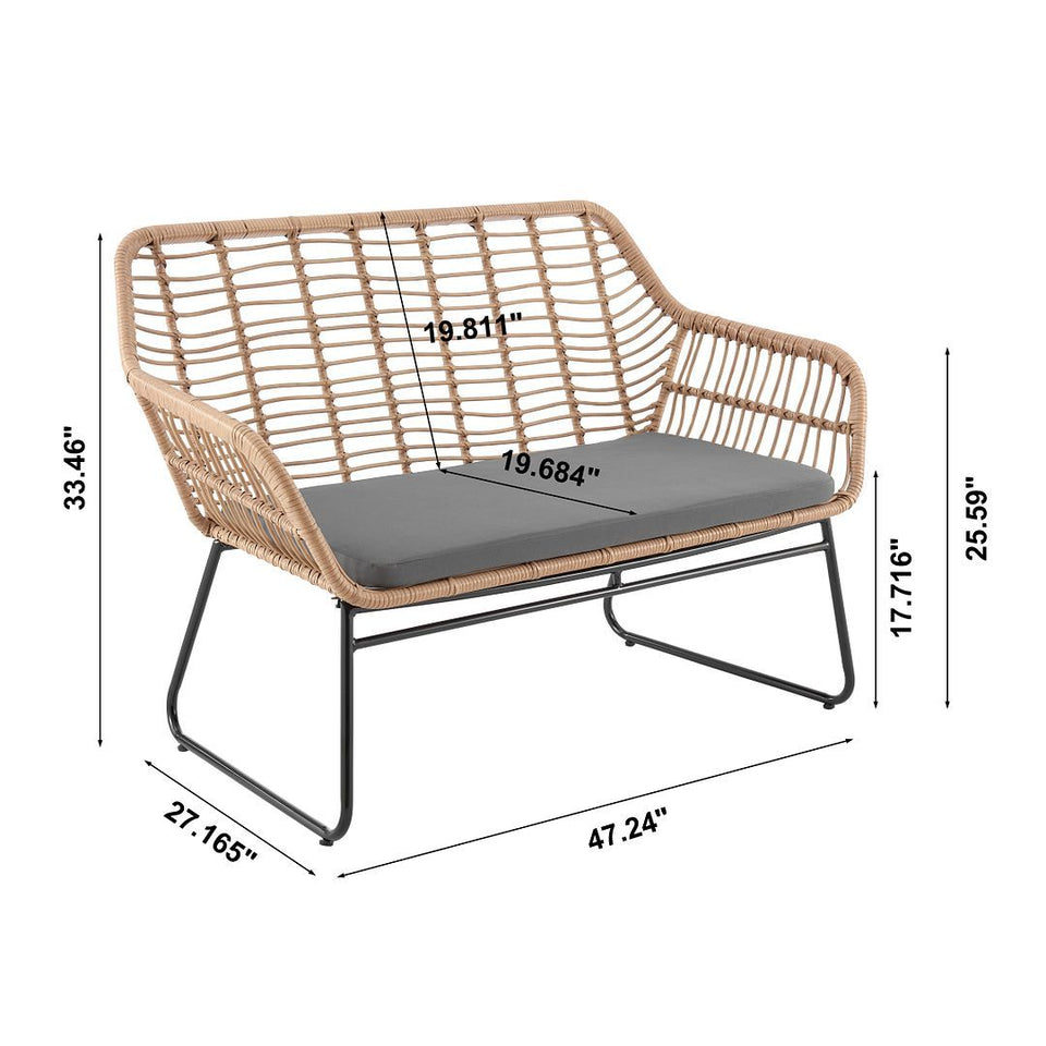 Antibes 4-Piece Conversation Set