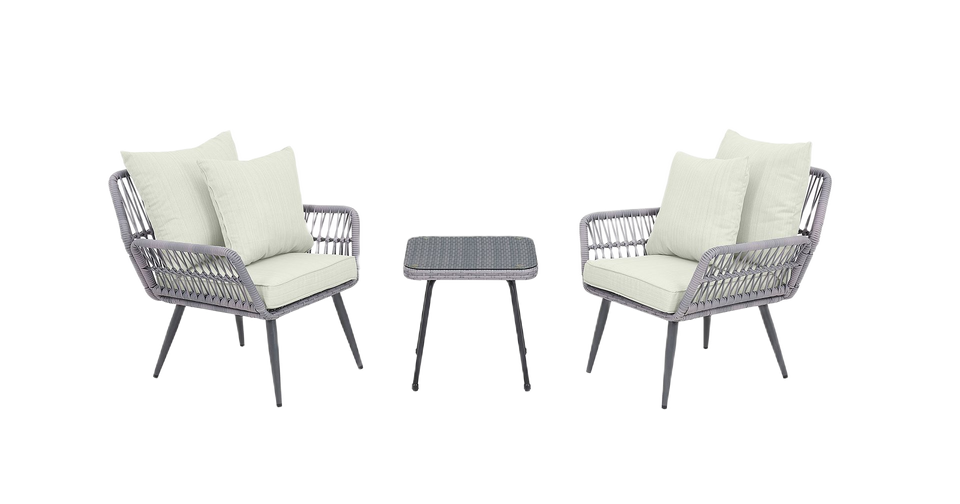 Cannes 3-Piece Conversation Set