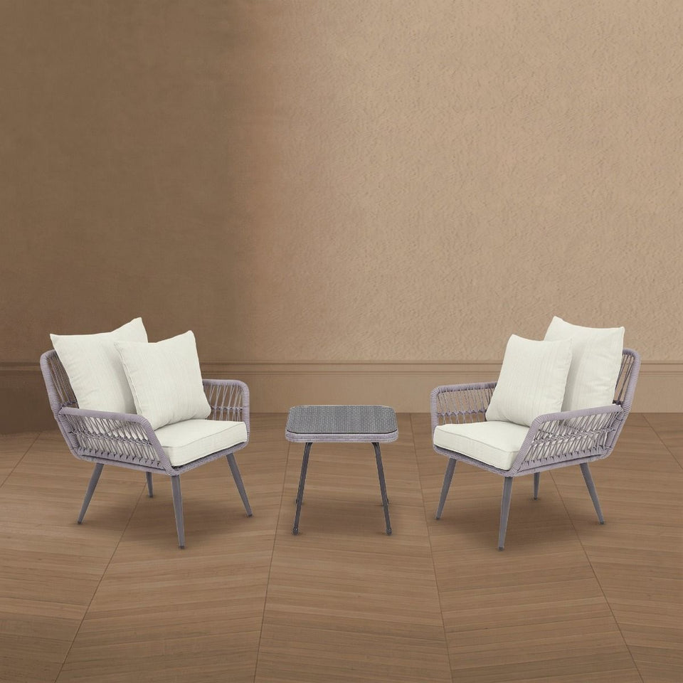 Cannes 3-Piece Conversation Set